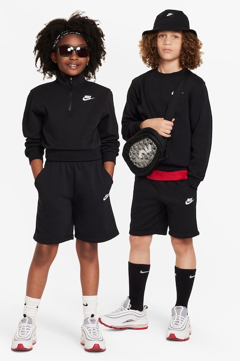 Nike, Húzózsinóros rövidnadrág logós részlettel, Fekete