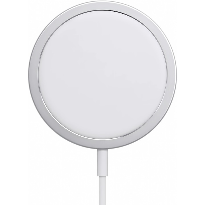 Mágneses vezeték nélküli töltő Bervolo Magnetic Safe a, Gyors töltés 15 W gyorstöltés, USB-C, kompatibilis: iPhone 15/14/13/12/11 Pro Max, AirPods Pro, Samsung, Huawei, LG, Xiaomi, fehér
