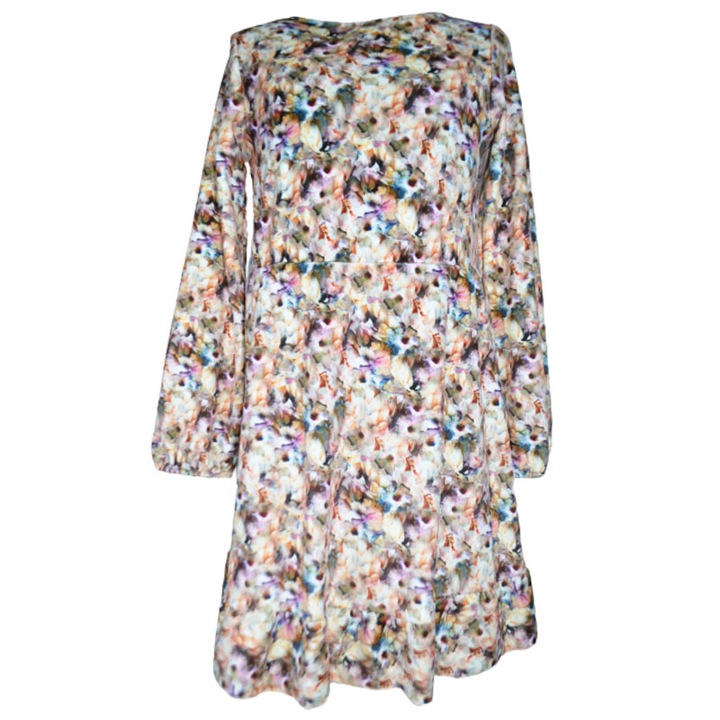 Rochie eleganta din catifea cu maneca lunga pentru fete Catherine 071123-4-122, Multicolor 103591