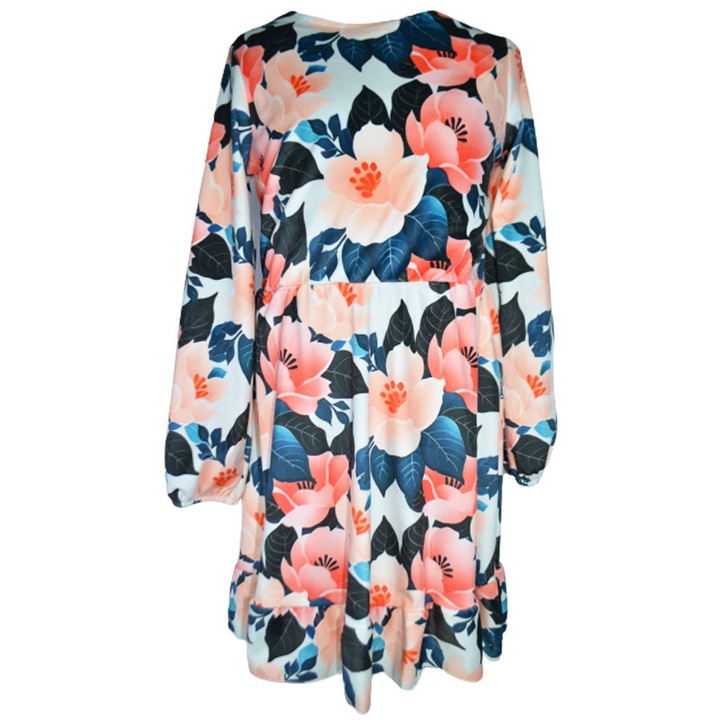 Rochie eleganta din catifea cu maneca lunga pentru fete Catherine 071123-7-122, Multicolor 103613