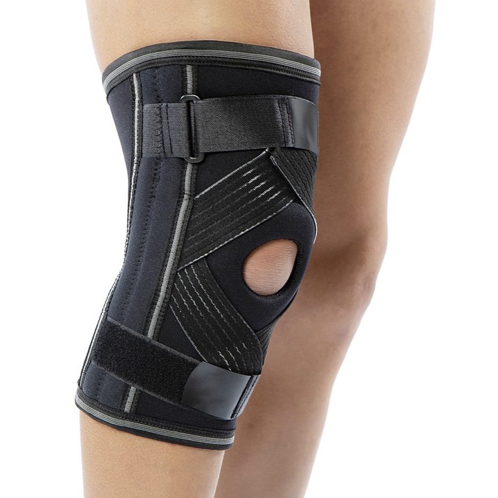 Suport pentru genunchi, mobil, Postoperator, Activitati sportive, marimea L, circumferinta genunchiului 34-38 cm