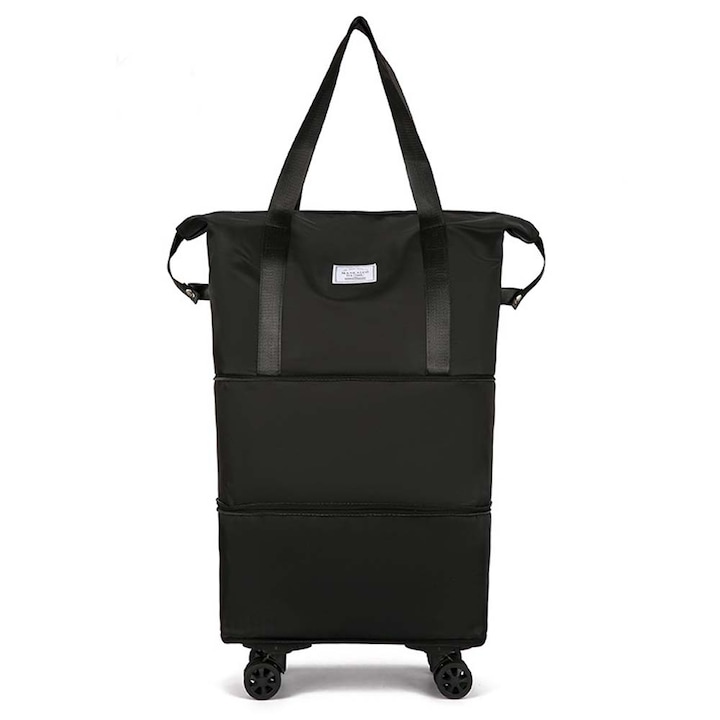 Пътна чанта Dollcini, черна, 54x23x80cm