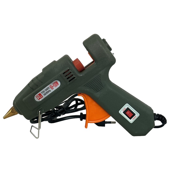 Pistol de Lipit cu Silicon, Temperatura Duala 60-100 W, 18x15 cm