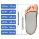 Branturi ortopedice tip 3/4 care sustin picioarele plat-valgus pentru copii, 1 pereche, Vaya Medical, Piele naturala, Bej, 26