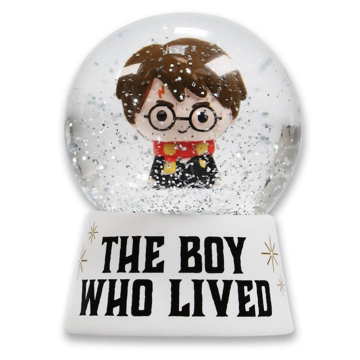 Decoratiune Snow Globe Harry Potter, Kawaii Harry Potter, Transparent, 6 cm