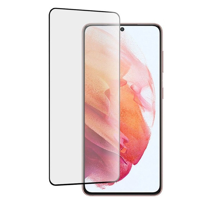Folie de protectie sticla securizata 9H pentru Samsung S21 Plus, Transparent