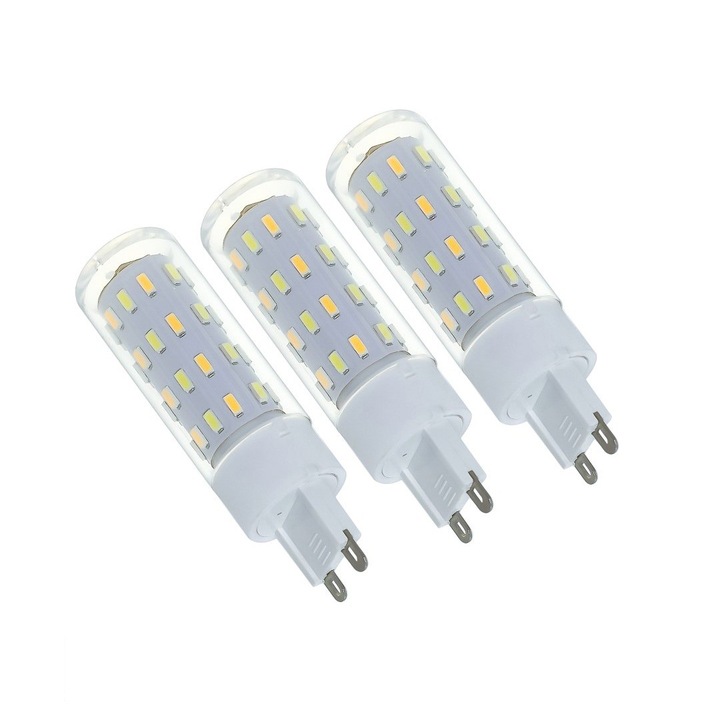 Комплект 3 смарт LED крушки Immax NEO LITE, WiFi, Tuya, G9, 4W (40W), 400lm, CCT цвят и бяло, регулируеми, енергиен клас Е