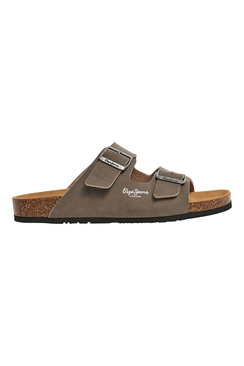 Pepe Jeans London, Papucs csatos pántokkal, Tópbarna