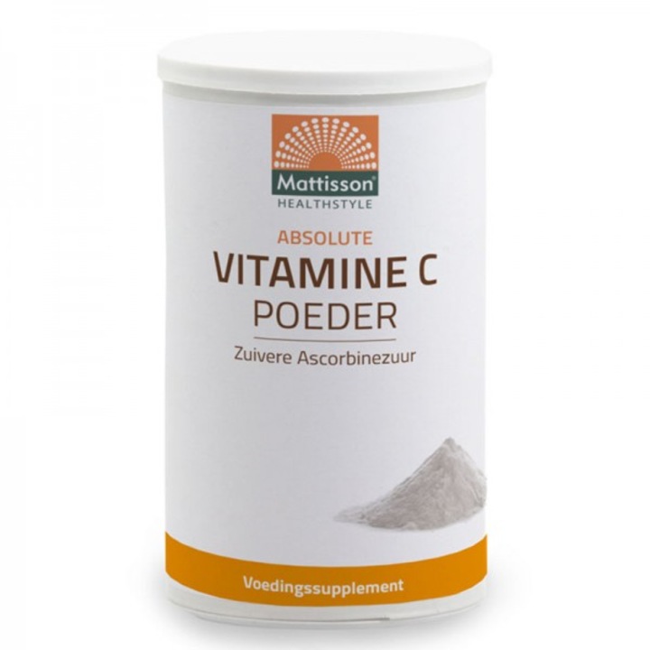 Pudra supliment alimentar, Mattisson Healthstyle, Imunitate, Vitamina C, 350g