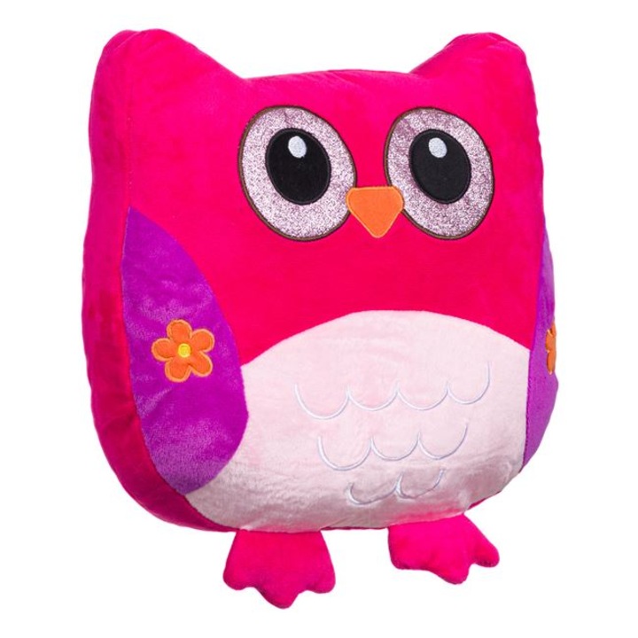 Perna Decorativa Bufnita Fucsia 32x30cm