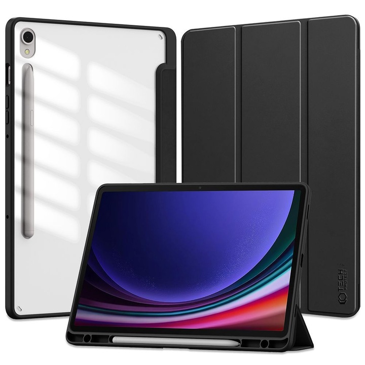 Калъф fixGuard SC Pen Slot, Hybrid за Samsung Galaxy Tab S9 FE, 10.9" X510 / X516B, Black