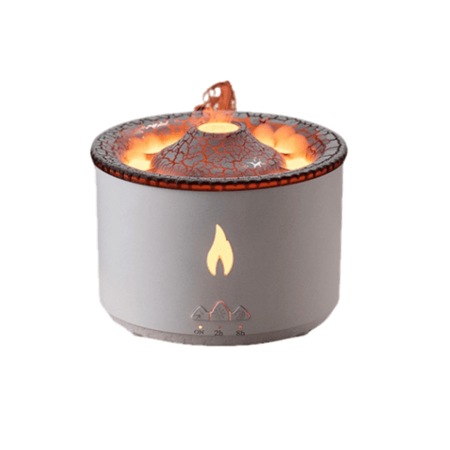 Difuzor de aroma si umidificator, Volcano, cu lumina si efect eruptie, Neo™ Aroma®, Flame Night Light