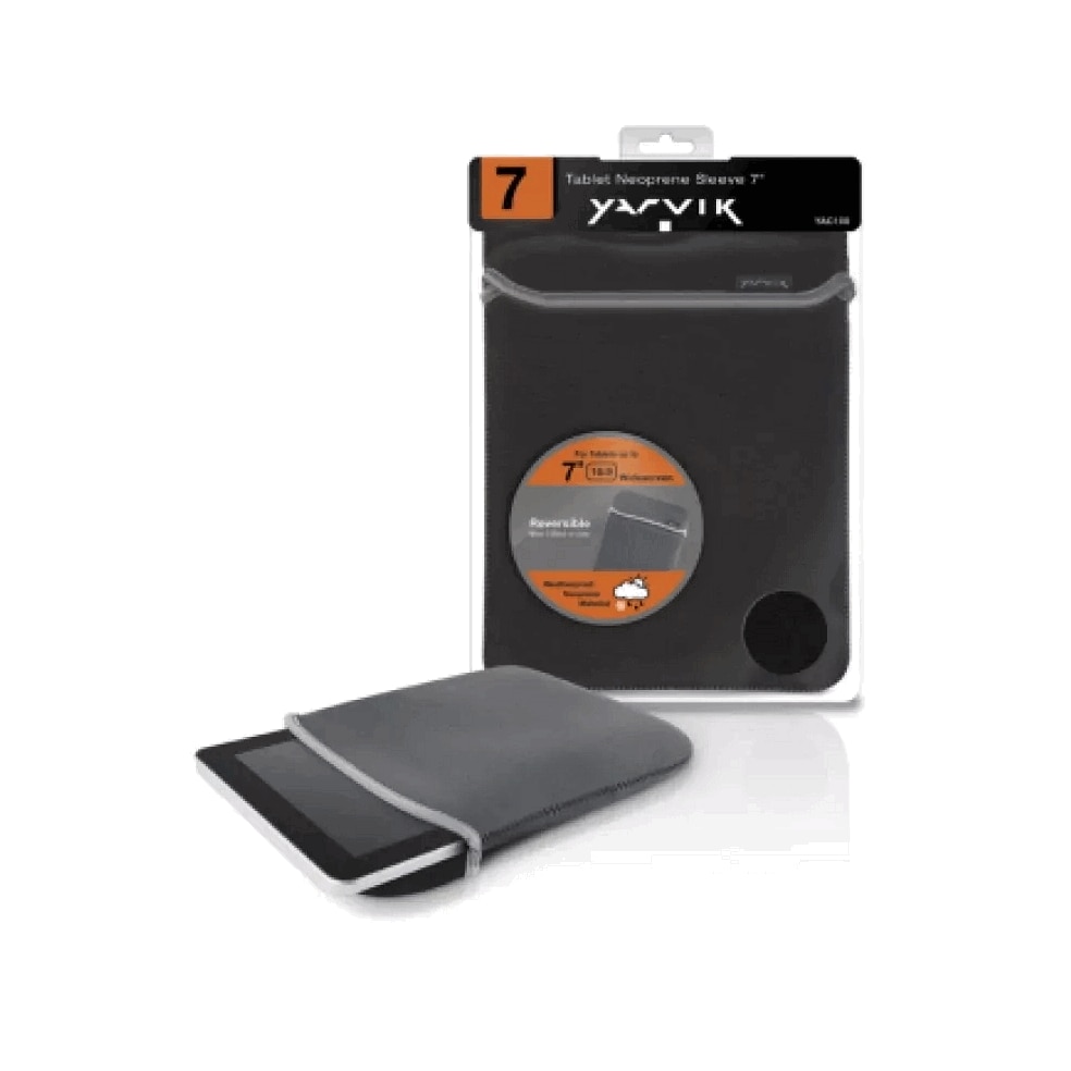 Husa neopren pentru tablete 7” Negru/Gri, Yarvik