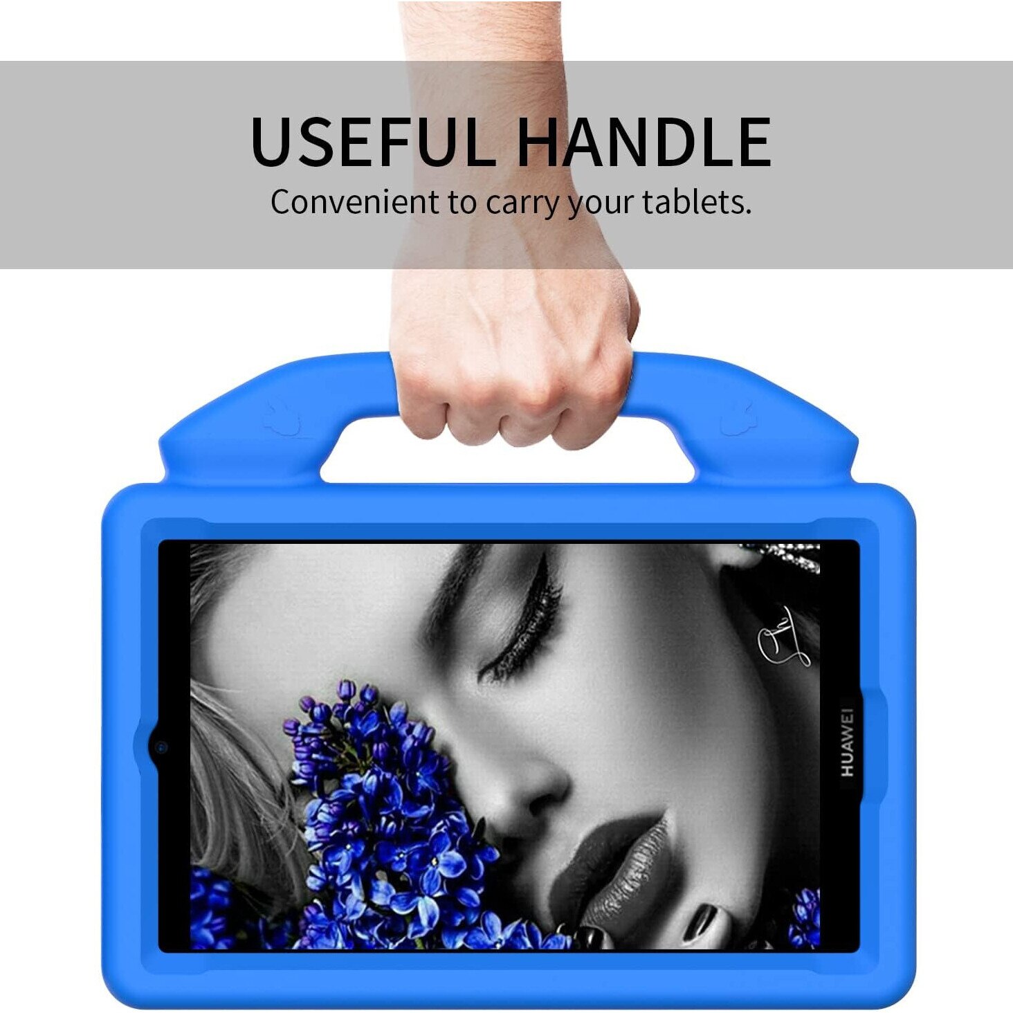 Husa de tip stand Sigloo, pentru tableta Samsung Galaxy Tab A8 2022/2021 10.5inch X200, X205, protectie 360, Shockproof, Blue