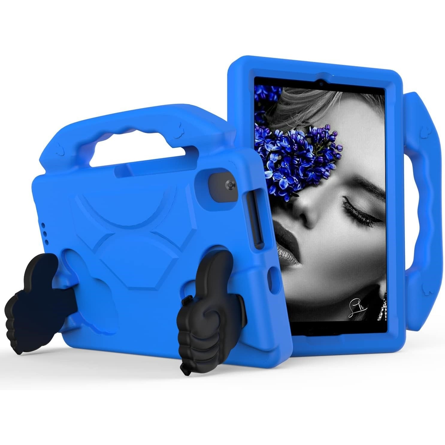 Husa de tip stand Sigloo, pentru tableta Samsung Galaxy Tab A8 2022/2021 10.5inch X200, X205, protectie 360, Shockproof, Blue