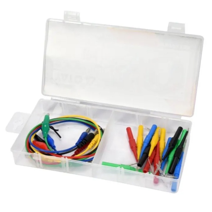Set cabluri si accesorii testare Yato, 20 piese