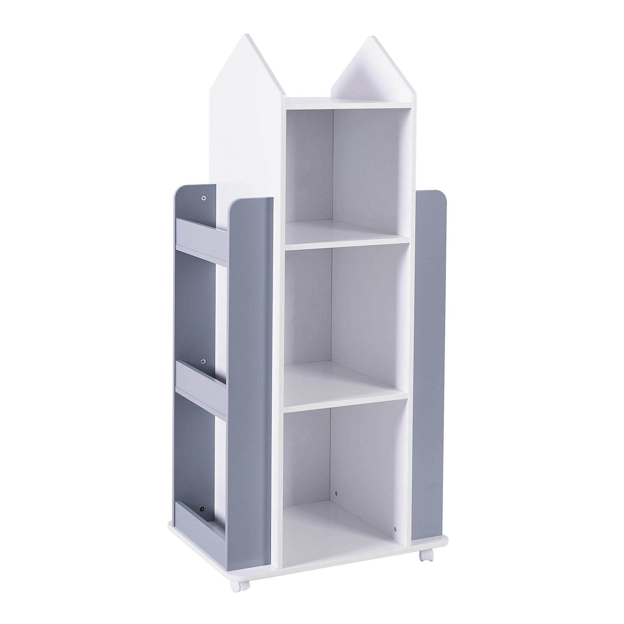 Organizator pentru copii GINGER HOME, rotativ 360°, alb, gri - eMAG.ro