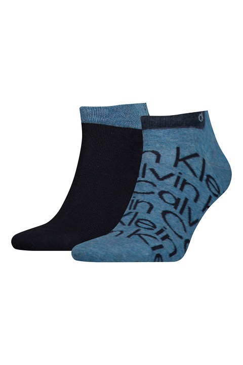 CALVIN KLEIN, Чорапи до глезена - 2 чифта, Ултрамарин синьо