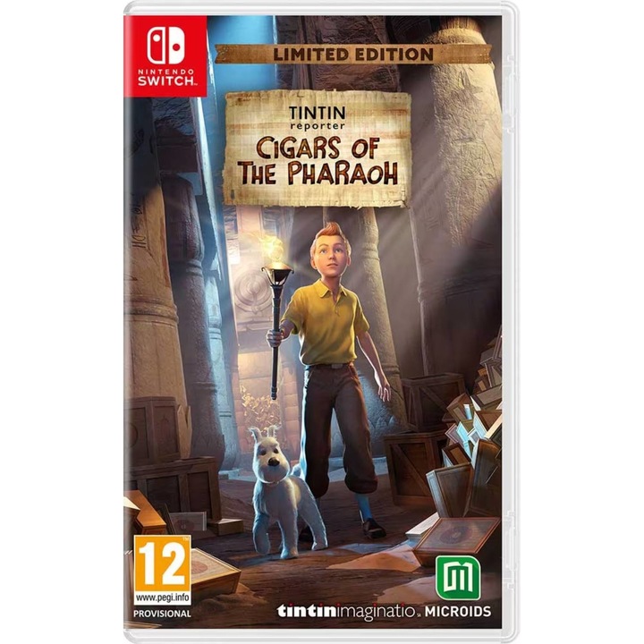 Tintin Reporter Cigars Of The Pharaoh limited Edition Nintendo Switch Játékszoftver