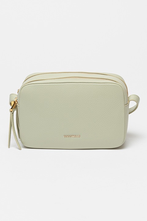 COCCINELLE Gleen bőr crossbody táska, menta színű