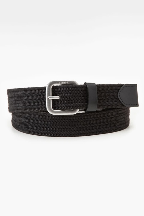 Levi's, Curea elastica tesuta, Negru, 95