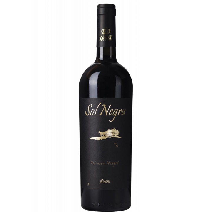 Червено вино Asconi Sol Negru Feteasca Neagra, Фетеаска Неагра, Молдова, 750 мл