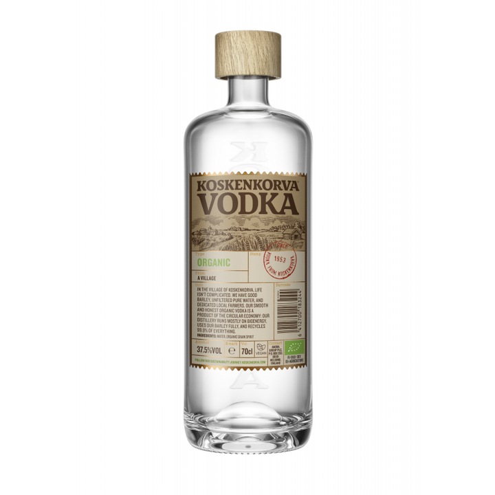 Водка Koskenkorva Vodka Organic, Аlcohol 40%, Финландия, 700 мл