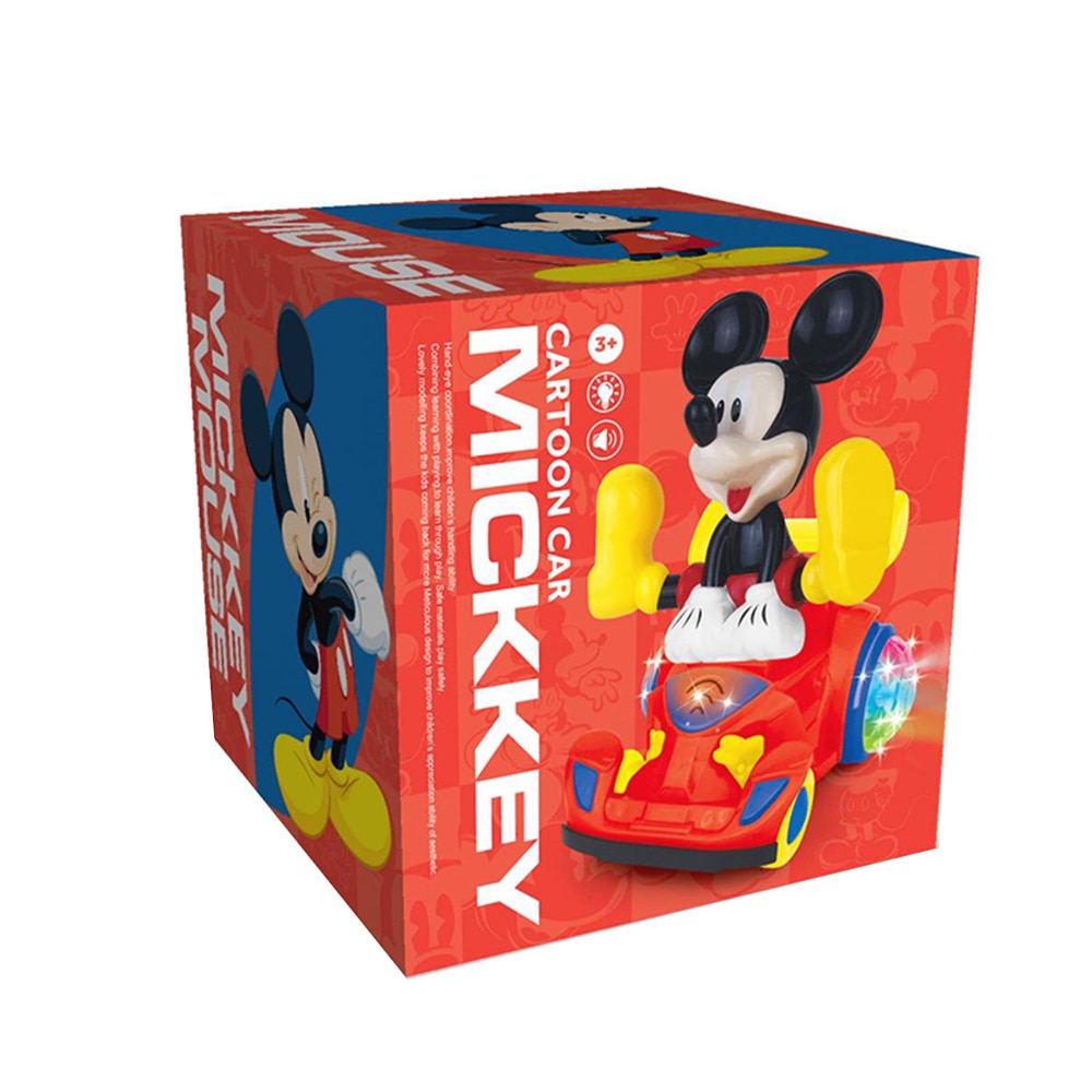 Jucarie muzicala Mickey Mouse, Cu carucior, Luminoasa - eMAG.ro