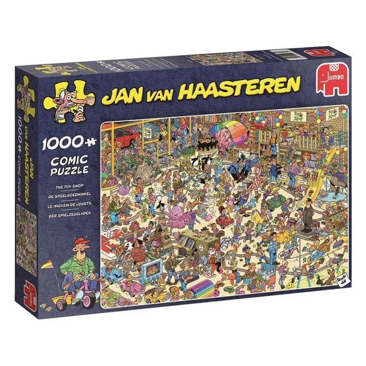 Пъзел Jumbo, Jan van Haasteren Toy Shop, 1000 части