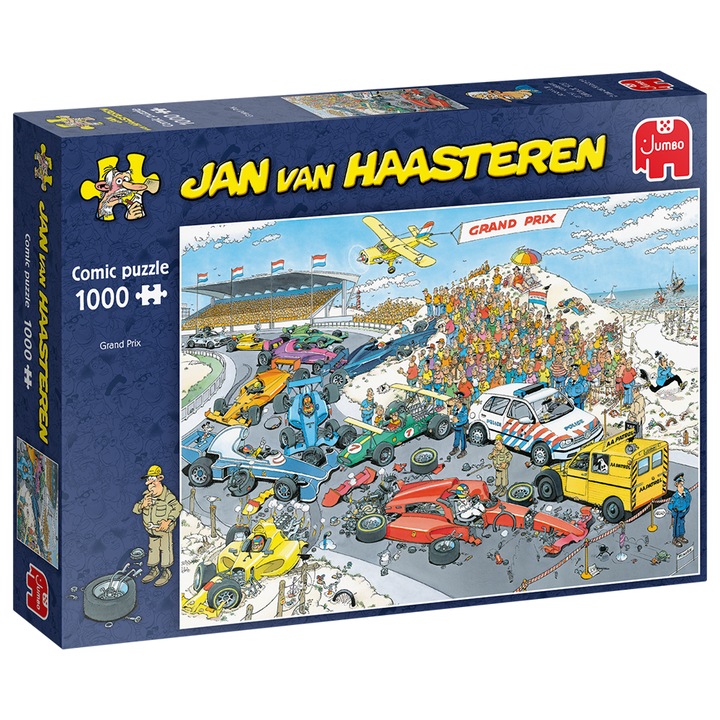 Пъзел, Jumbo, Jan van Haasteren: Grand Prix, 1000 части