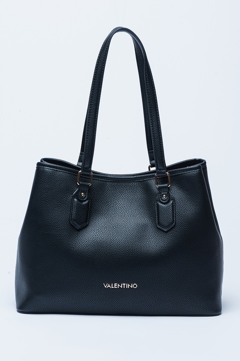 Valentino Bags, Geanta shopper de piele ecologica Brixton, Negru