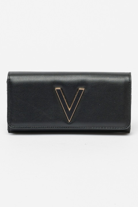 Valentino Bags, Portofel cu clapa Coney, Negru