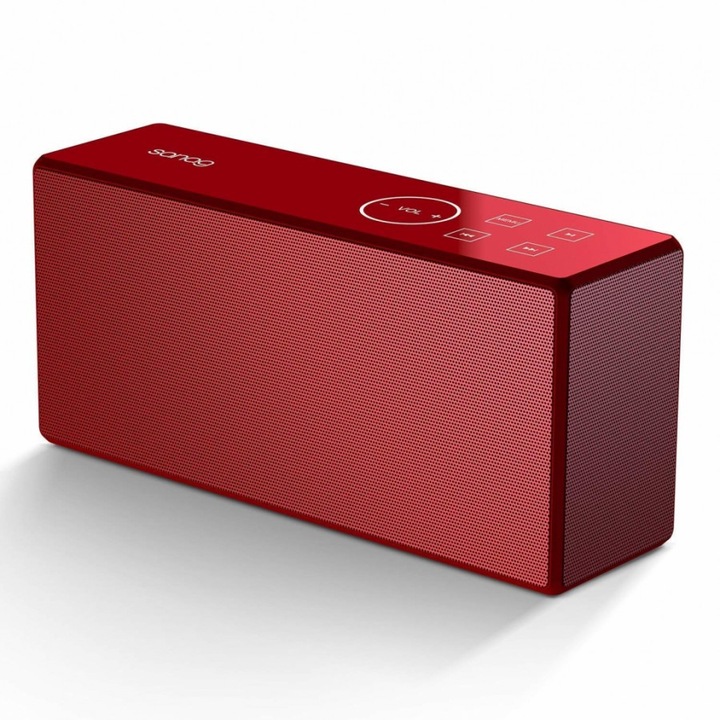 Difuzor bluetooth portabil, Sanag, X8, Rosu