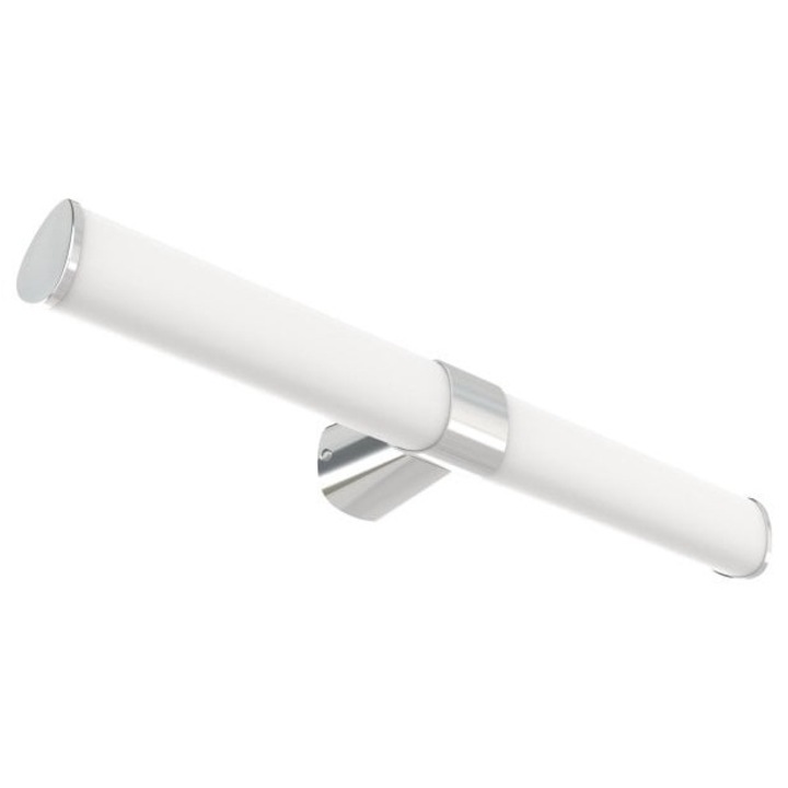 Aplica LED tekercs, 15 W, 1500 lm, lumina neutra (4000K), crom, alba, Klausen