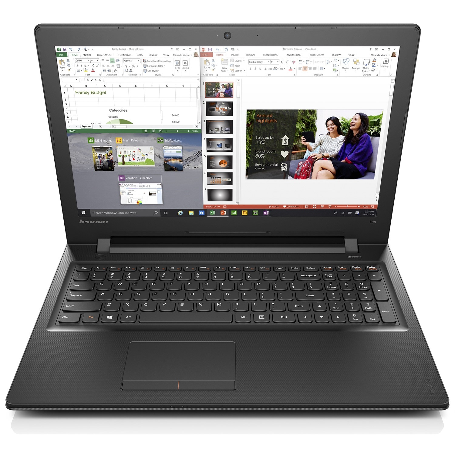 Лаптоп Lenovo IdeaPad 300-15IBR