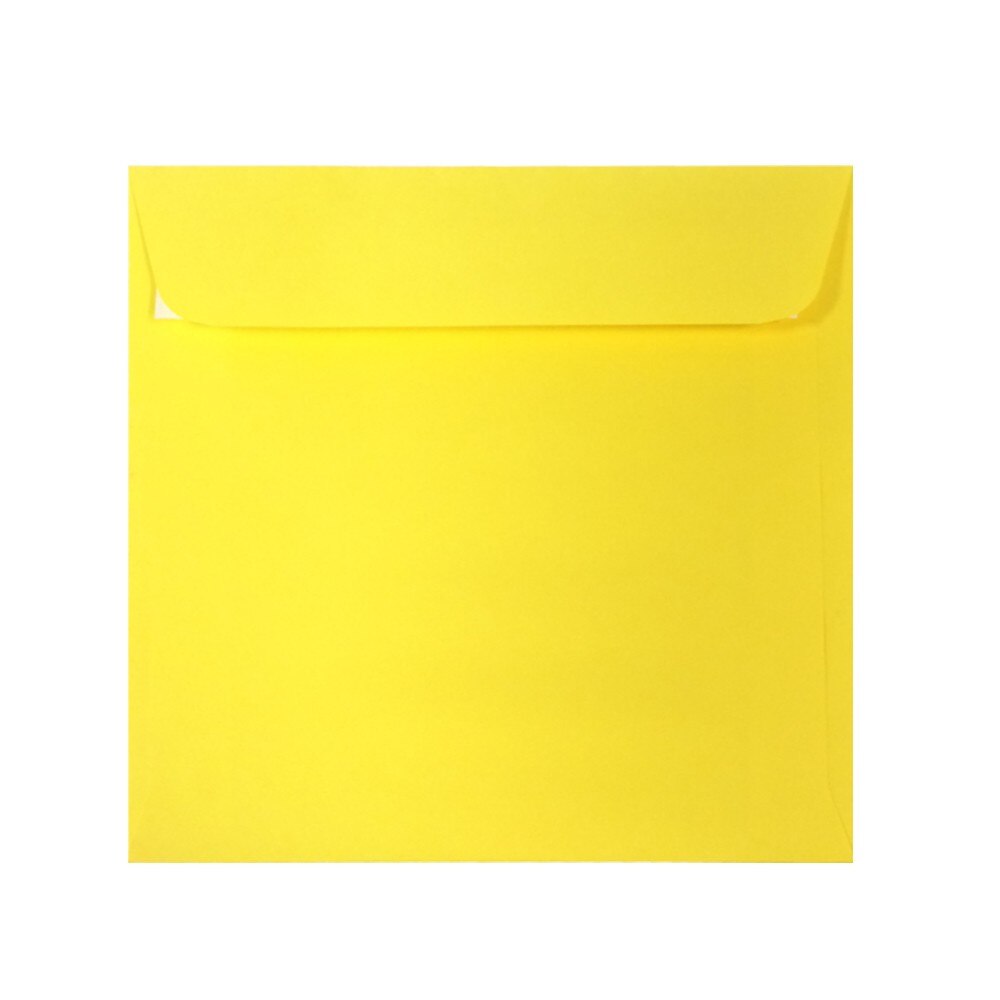 Plic patrat color 14x14 Invitas set 25 DACO galben