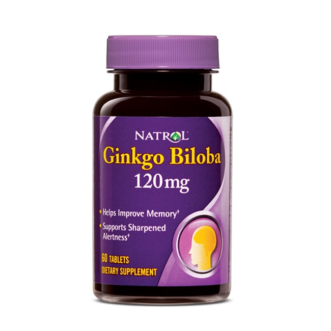 Supliment alimentar Natrol Ginkgo Biloba 120mg, 60 caps