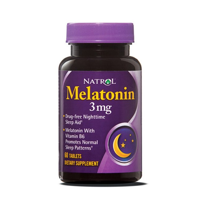 Supliment alimentar Natrol Melatonin 3mg, 60 tabs