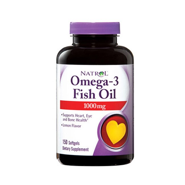 Supliment alimentar Natrol Omega-3 Fish Oil 1000mg, 150 sgels
