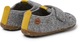 Camper, Papuci de lana cu velcro Twins 8629, Gri, 35 EU