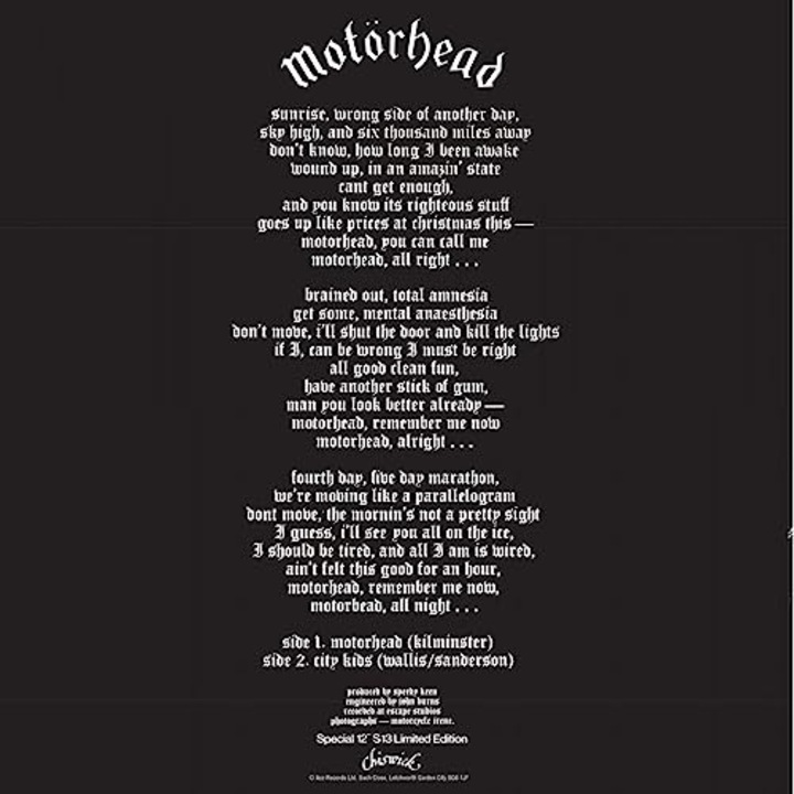 Motorhead: Motorhead / City Kids [Winyl]