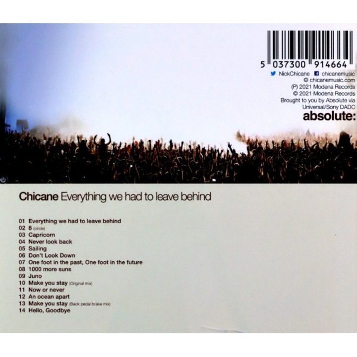 Chicane: Everything We Had To Leave Behind [CD]