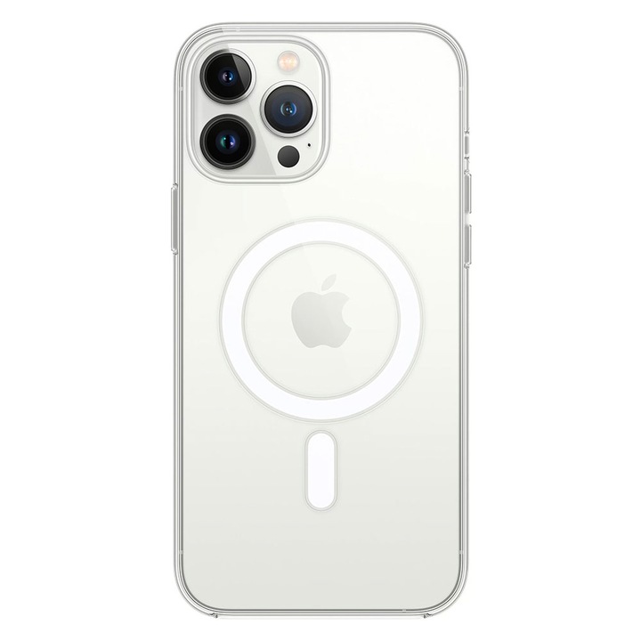 Протектор за Apple iPhone 13 Pro Max, Силиконов TPU, Ultra Safe Camera, Optim Solution, Прозрачен