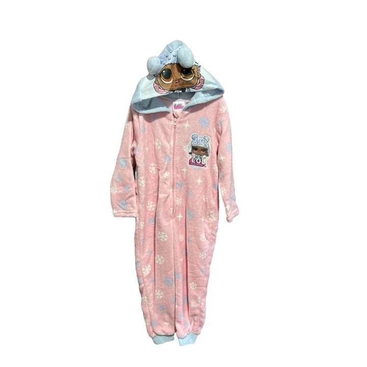 Pijama tip Overall pufoasa LOL SURPRISE, roz 19203, Roz