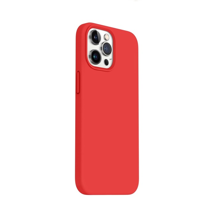 Кейс за iPhone 13 Pro Max червен силиконов кейс