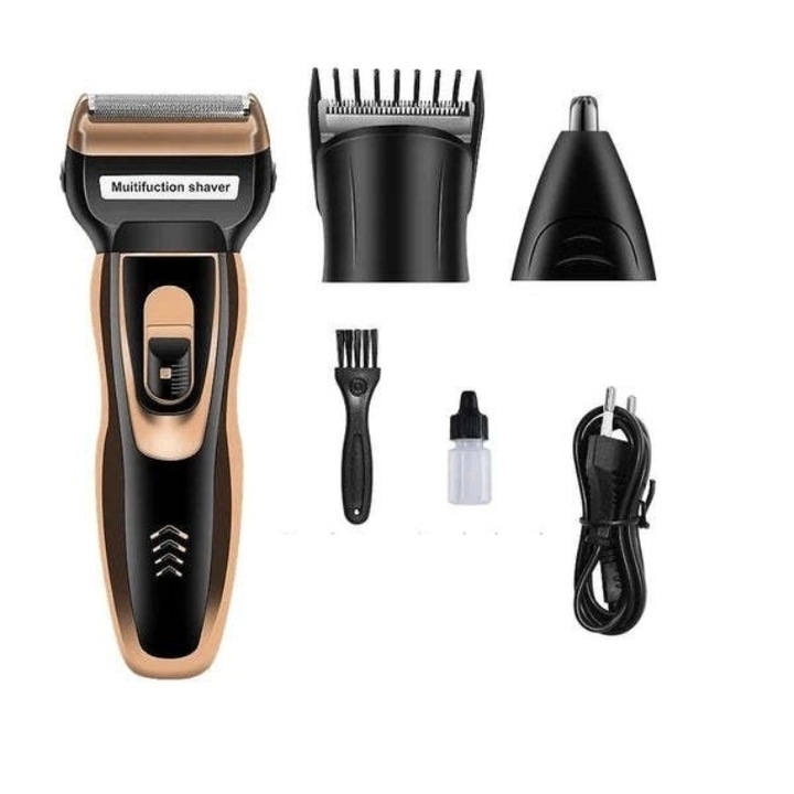 Самобръсначка и машинка за подстригване Stuffix®, 3 в 1, с индикатор за зареждане, мултифункционална