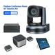 Уеб камера Rocware RC821U, 1920x1080, 60 fps, USB 3.0, хоризонтален ъгъл 170 градуса, оптично увеличение 12x, вграден микрофон, включено дистанционно управление