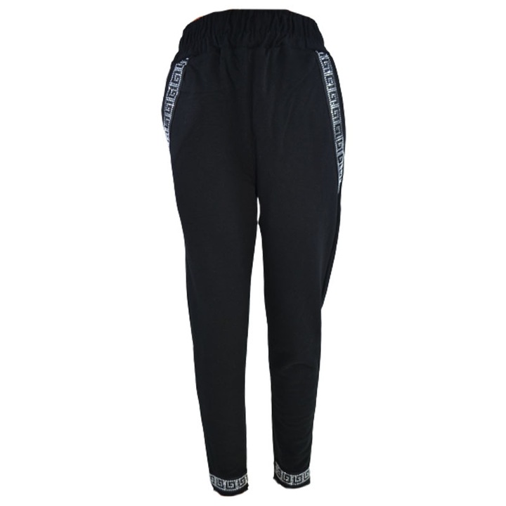 Pantaloni captusiti pentru fete Maja P071123-4, Negru 103812