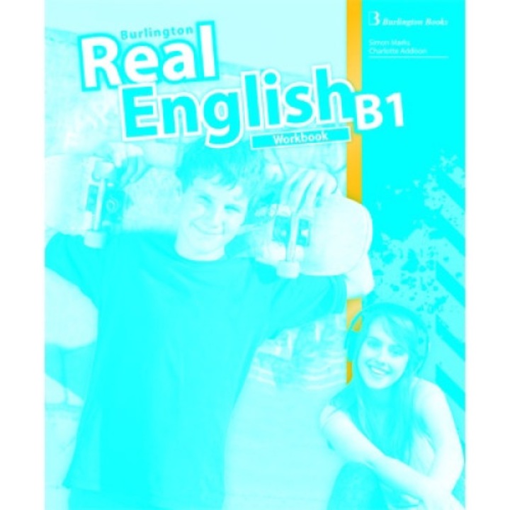 Carte engleza Real English B1, New Burlington Books, Albastru