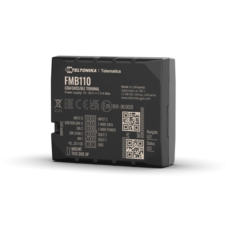 Teltonika FMB110 GPS nyomkövető HolAzAutó 1 hónapos előfizetési próbaidőszakkal